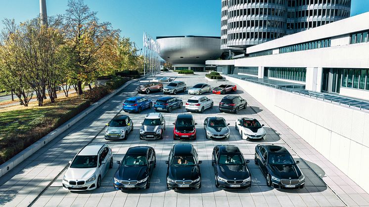 BMW Groups mange elektrifiserte modeller
