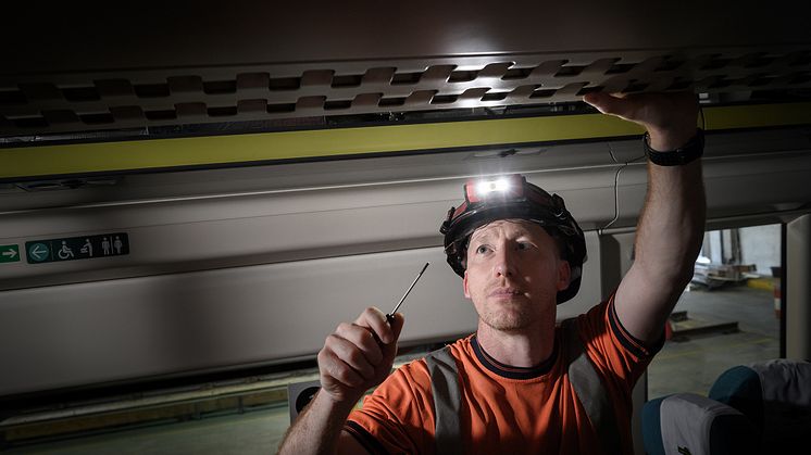 New energy-saving LED lighting being installed to upgraded GTR fleet