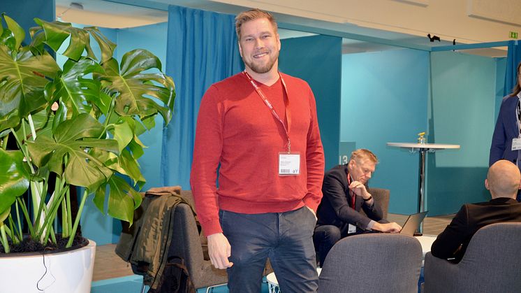 Niklas Sikström från Ignite var med och arrangerade Ignite Elmia.