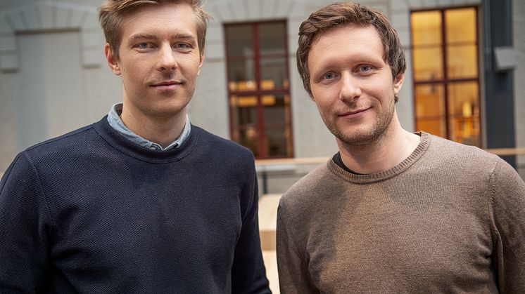 Joel Torkelsson och Magnus Hornef, grundare av Metry // Bild: Chalmers Ventures