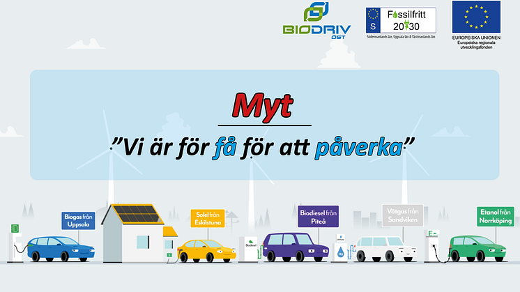 YES! Sverige leder i andelen förnybara drivmedel