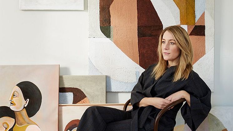 Konstnären Josefin Tolstoy fotad för LINUM av Åsa Liffner.