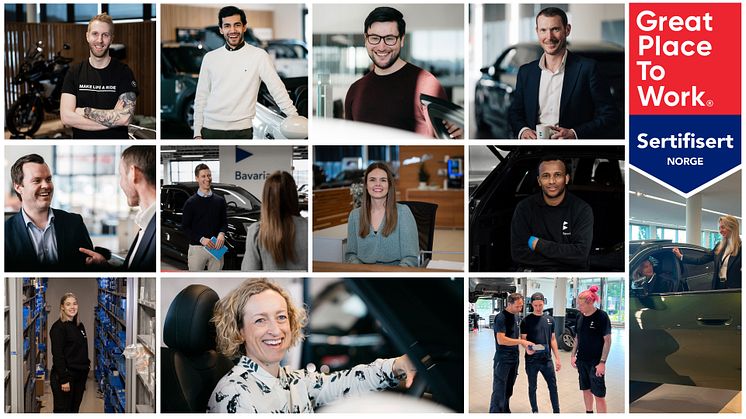  Bavaria Norge nok en gang sertifisert som Great Place to Work