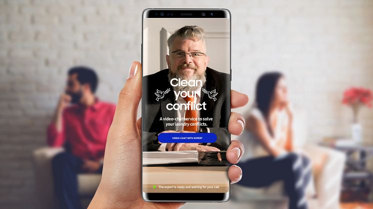 Samsung hjälper svenskarna att hantera tvättbråk med digital konfliktrådgivning