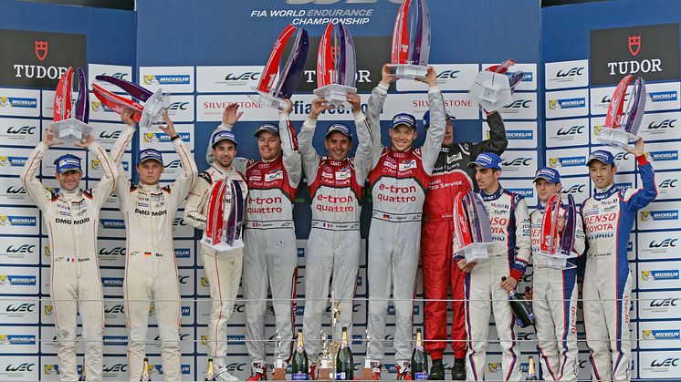 Audi vinder WEC åbningsløbet på Silverstone