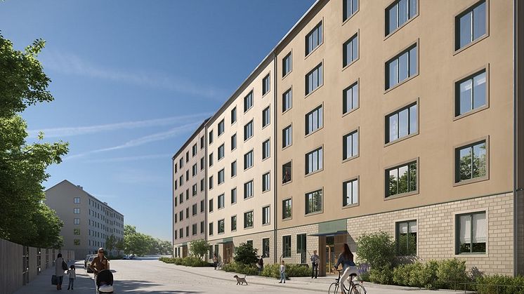 Lindbäcks bygger Stockholmshems första Stockholmshus