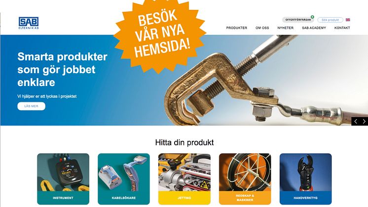 Nu är det enklare att hitta din produkt!
