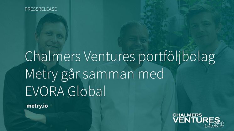 Chalmers Ventures EVORA Metry preeerelease