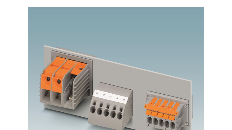 High-current feed-through terminal blocks