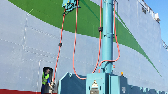 Onshore power supply in Port of Trelleborg