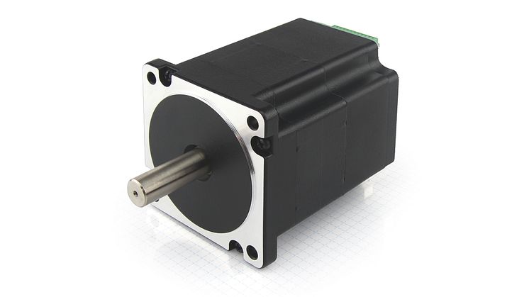 High-performance DC servo motor with integrated motor controller