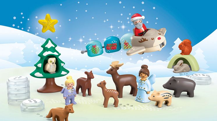 PLAYMOBIL JUNIOR-Adventskalender Schneeweihnacht (70297)