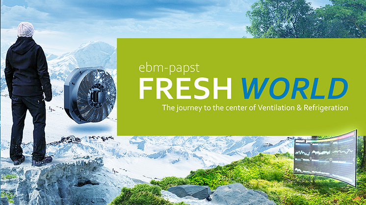 Inbjudan att medverka på ebm-papst online event FRESH WORLD.
