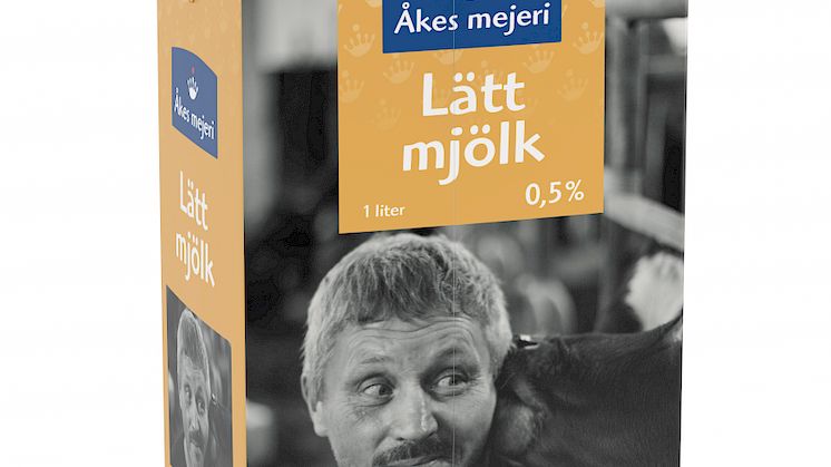 Var tionde bonde i Norrmejerier tar plats på mjölkpaketen