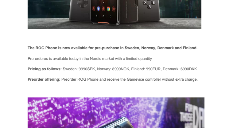 ASUS ROG Phone Pressrelease - Eng version