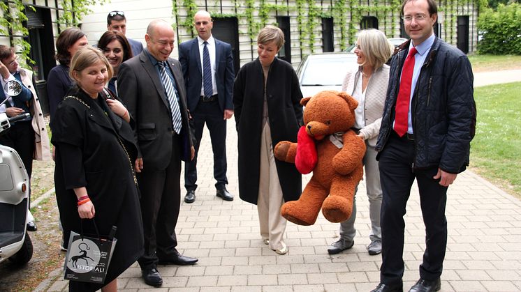 Georgiens First Lady bei Bärenherz