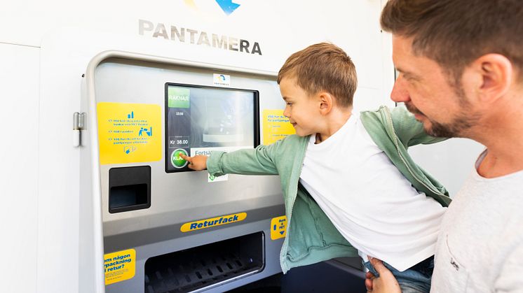 Panta loss hos oss - nu kan du expresspanta på återvinningscentralen i Vankiva