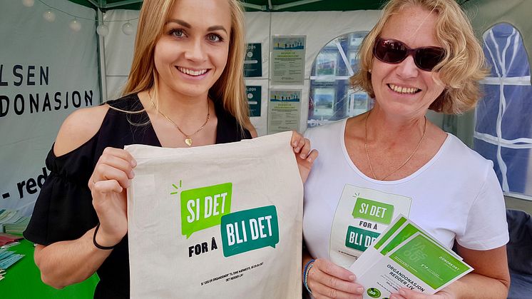 Hege Bøkko og Stiftelsen Organdonasjon på Arendalsuka 2017