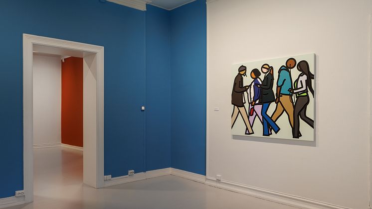 Julian Opie. Walking in New York 4. Foto_Eivind Lauritzen