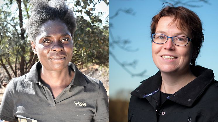 Florida Shanzala Sikufa och Lisa Johansson