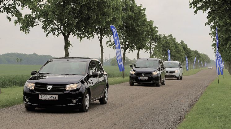 Dacia vokser mest af alle bilmærker i Danmark