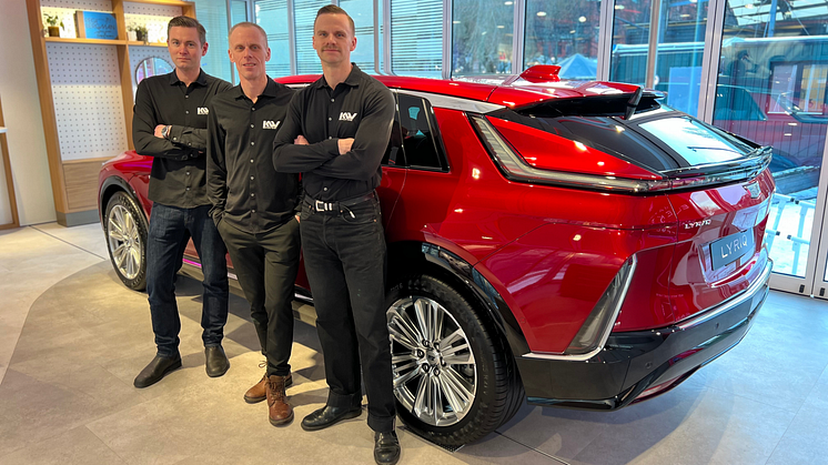 Fredrik Hulteberg (Chief Product Officer KW Parts), Joacim Fredriksson (CEO KW Group) & Mikael Dahlin (Chief Commercial Officer KW Parts)