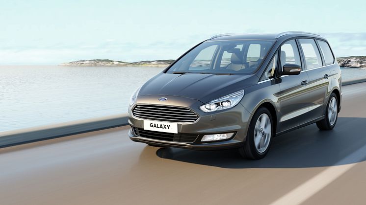 Ford viser ny Galaxy; Luksuriøs 7-seter med mer komfort og praktiske egenskaper