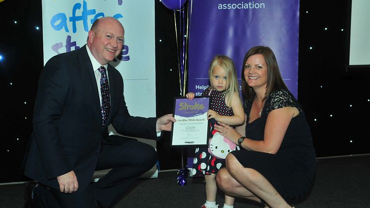 ​Washington two year old stroke survivor receives regional recognition