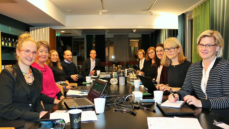 Första mötet för gruppen som ska starta igång fullkornsprojektet.