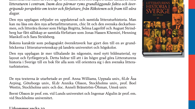 Litteraturens historia i Sverige