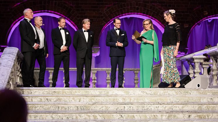 Fredrik Palmgren, Magnus Wilhelmsson, Johan Waller, Kristian Liljefors, H.R.H. Prince Daniel, Helena Casserlöv Kvist, Cecilia Ekholm. Photo: Evan Pantiel