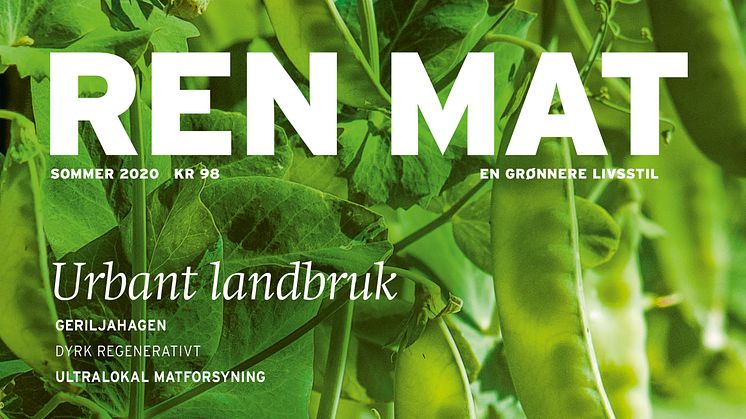 Bylandbruket hører hjemme i et bærekraftig matsystem, og sommerutgaven av Ren Mat er dedikert til bybøndene. Foto: Nadin Martinuzzi