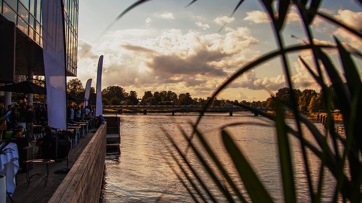 Karlstad CCCs brygga vid Klarälven