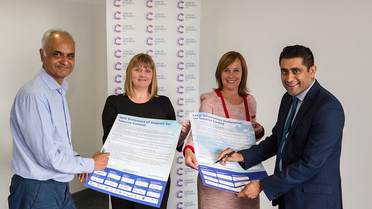 NHS, Bury Council and Cancer Research UK join forces to stub out smoking this Stoptober