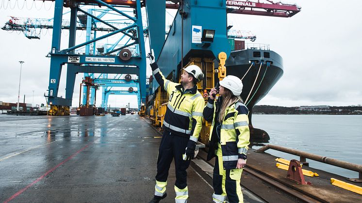 Volymerna hos APM Terminals Gothenburg ökar, i takt med allt nöjdare kunder.