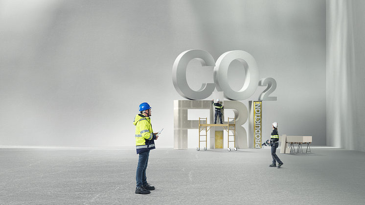 Gyproc® Klima- skivor från CO2-fri produktion