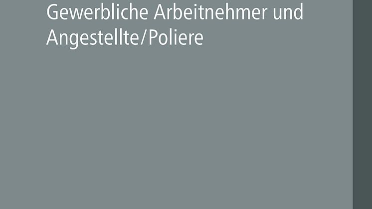 Tarifverträge für das Baugewerbe 2018/2019 (2D/tif)