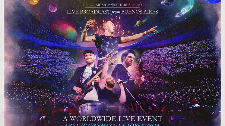 COLDPLAY ANNONSERER SPESIELL KINOVISNING! 