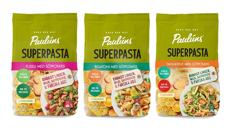 Paulúns Superpasta – en helt ny typ av nyttig pasta