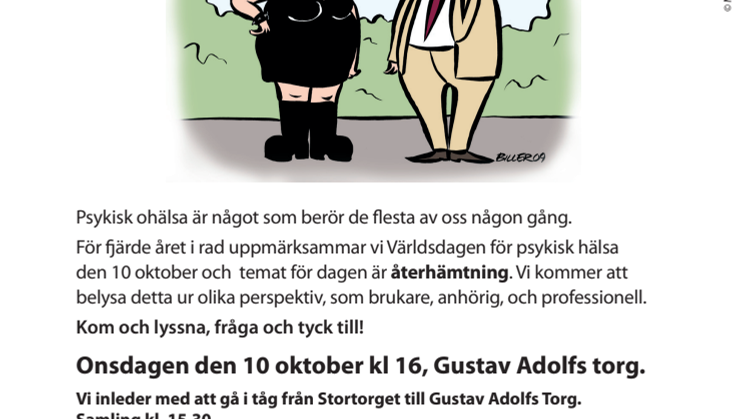 Program för världsdagen psykisk hälsa
