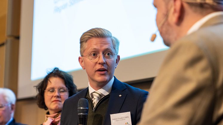 Anton Fendert (MP) - Foto Aksel Örn Ekblom Mälardalsrådet