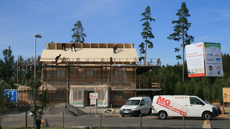 Miljösmarta hus,Åsaliden 5-nytt tak