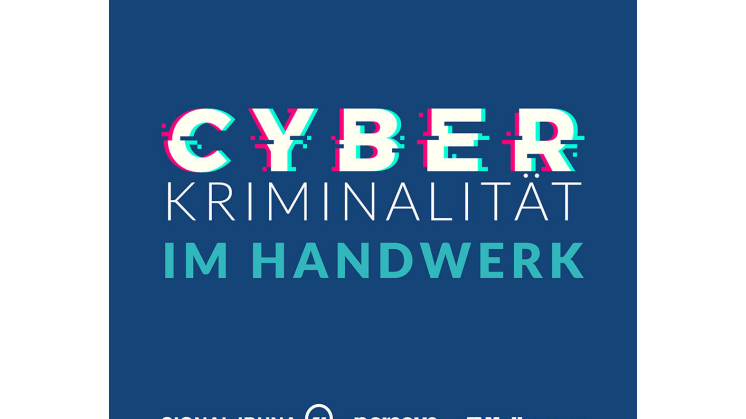 10 Einzelgrafiken zur Cyberkriminalität, insb. im Handwerk, in 10-seitiger PDF-Datei