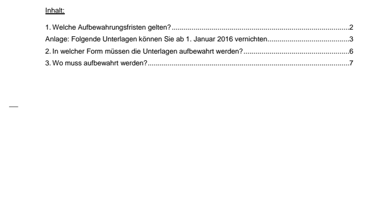 Frühjahrsputz im Aktenschrank: Aktenvernichtung 2016, was darf vernichtet werden und  und wie sind die übrigen  Unterlagen aufzubewahren?