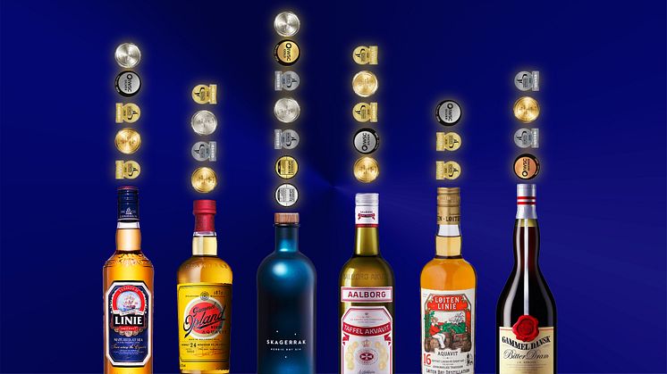 Internationellt medaljregn över norska brännvinsklassiker och Skagerrak gin