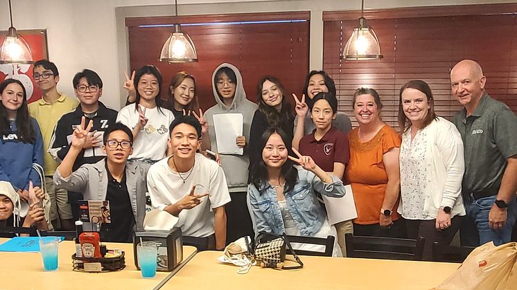 Tara Creed and International Students