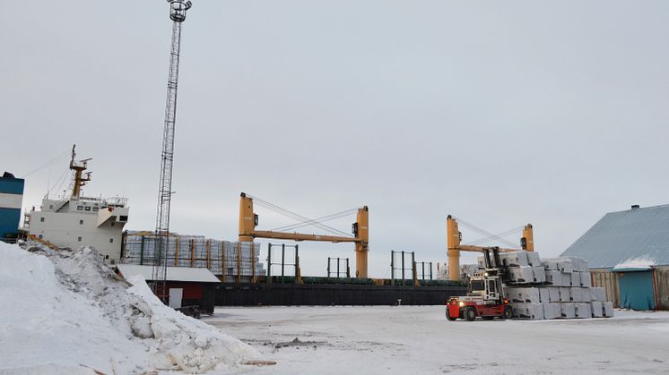 Mastbelysning Piteå Hamn 3