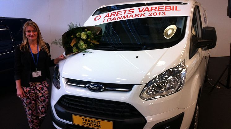 FORD TRANSIT CUSTOM KÅRET TIL ÅREST VAREBIL I DANMARK 2013 - 2