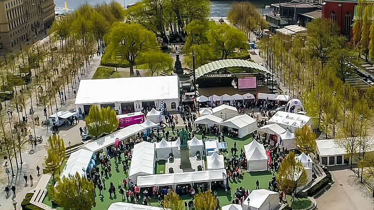 Jobbfestival med tema mångfald i Kungsträdgården