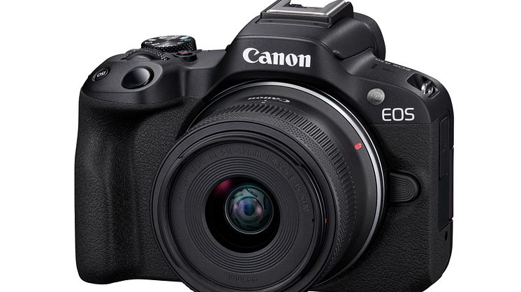 In 2023, Canon further expanded its lineup of EOS R series cameras and lenses with among others the EOS R50, an APS-C size mirrorless camera complete with easy-to-use and convenient functions.